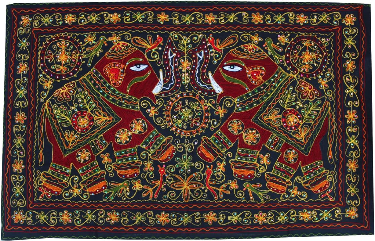 Handmade Indian Tapestry for Ethnic Wall Decor - Zambia | Ubuy